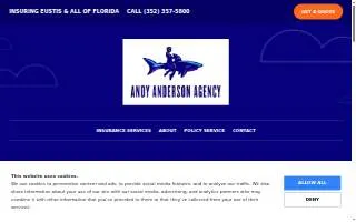 Andy Anderson Agency website