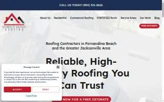 Domestic Design Roofing website