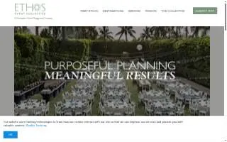 ETHOS Event Collective, Amelia Island website