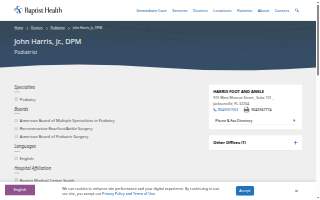 Harris Foot & Ankle - Podiatry: John G. Harris Jr. DPM