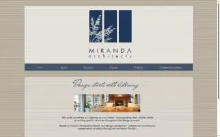 Miranda Architects of Fernandina Beach website