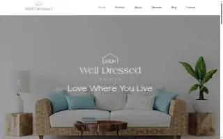 Well Dressed Homes Interior Design and Home Styling website