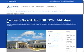 Ascension Sacred Heart OB-GYN - Milestone