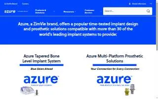 Azure Dental, Rosamond T. Sonnen, DDS, PA of Ferry Pass website