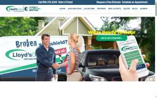 Lloyd's Glass of Ferry Pass website