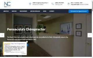 Neal Clinic Chiropractic Comprehensive Healthcare website