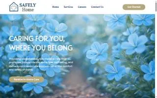 Safely Home Care of Ferry Pass website