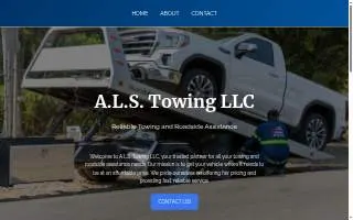 A.L.S. Towing LLC website