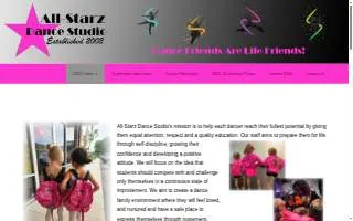 All-Starz Dance Studio website