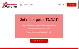 Amarro Pest Termite WDO website