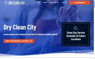 Dry Clean City website