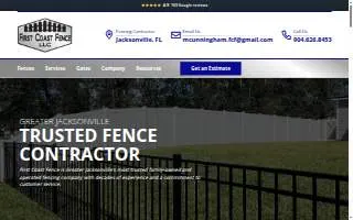 First Coast Fence LLC website