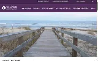 All County Funeral Home & Crematory: Pre-Arrangement Center of Florida Ridge website