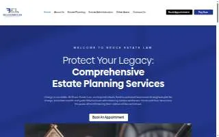 Bruce Estate Law, PLLC of Florida Ridge website