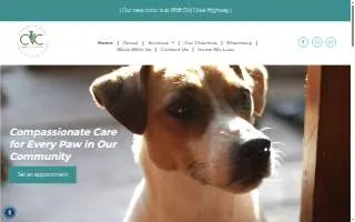 Community Veterinary Clinic website