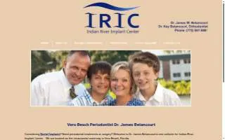 Indian River Implant Center website