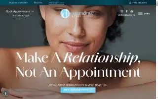 Ocean Drive Dermatology website