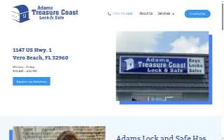 Treasure Coast Lock & Safe website