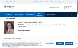 Cohen Deborah A DPM