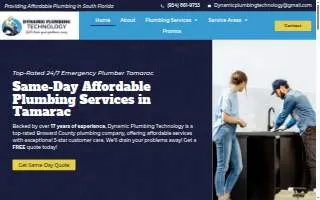 Dynamic Fort Lauderdale Plumbing website