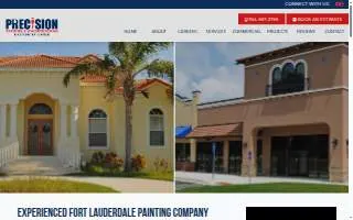 Precision Painting & Waterproofing website