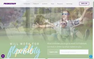PrideStaff of Fort Lauderdale website