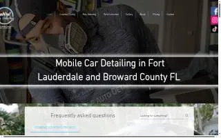 Wow Auto Detailing LLC of Fort Lauderdale website