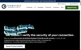 Complete Weddings + Events of Fort Myers website