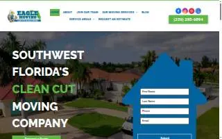 Eagle Moving of Fort Myers website