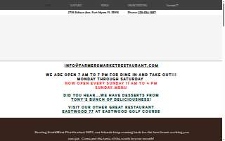 Farmer's Market Restaurant