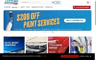 Maaco Auto Body Shop & Painting of Laguna Niguel website