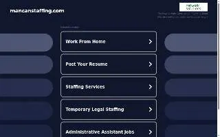 Mancan Temporary Staffing Employment Agency of Fort Myers website