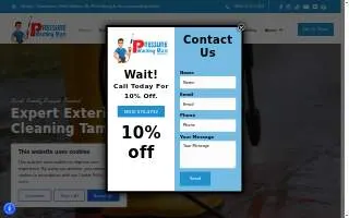 Pressure Washing of Florida website