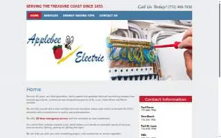Applebee Electric website