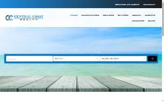 Central Coast Realty website