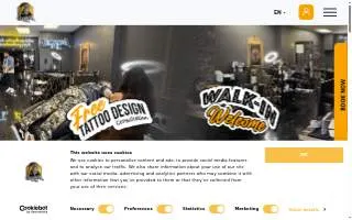 Cleopatra Ink Tattoo & Piercing Fort Pierce Studio website