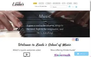 Linda's School of Music website