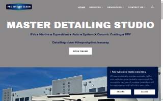 Pro Hydro Clean Master Detailing Studio
