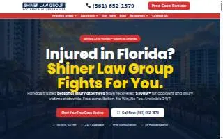 Shiner Law Group website