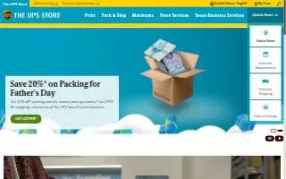 The UPS Store of Fort Pierce website