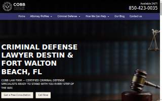 Cobb Criminal Defense Law Firm of Fort Walton Beach