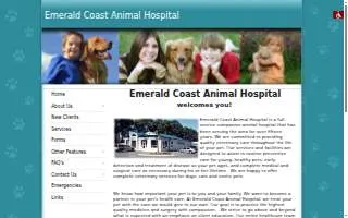 Emerald Coast Animal Hospital website