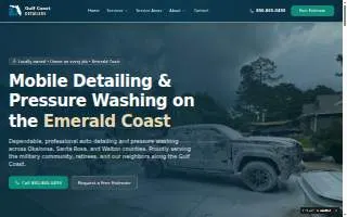 Gulf Coast Detailers website