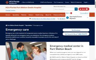HCA Florida Fort Walton-Destin Hospital Emergency Room
