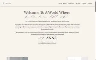 Interiors by Thalia website