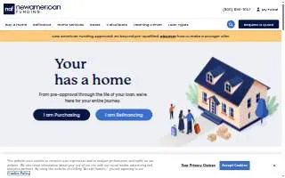 New American Funding - Fort Walton website