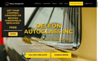 Auto Glass and mecánico website