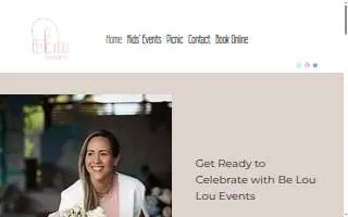 Be Lou Lou Events website