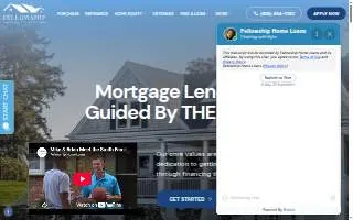 Fellowship Home Loans website