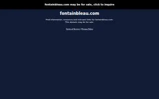 Fontainebleau Miami Beach website